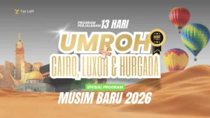 umroh plus cairo, luxor dan hurgada