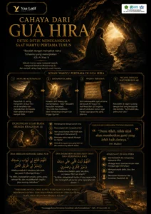 Cahaya dari Gua Hira: Detik-detik Menegangkan Saat Wahyu Pertama Turun